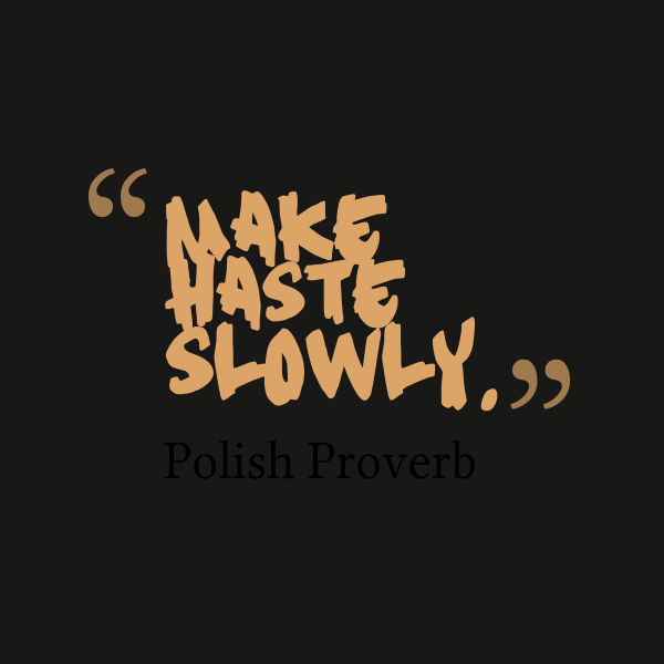 Make-haste-slowly.__quotes-by-Polish-Proverb-98